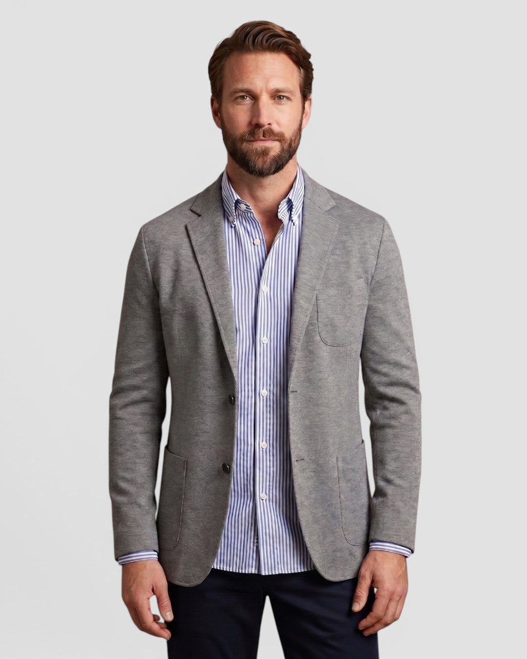 Jensen og Madsen | Herre Blazer Klassisk Snit Afslappet Stil