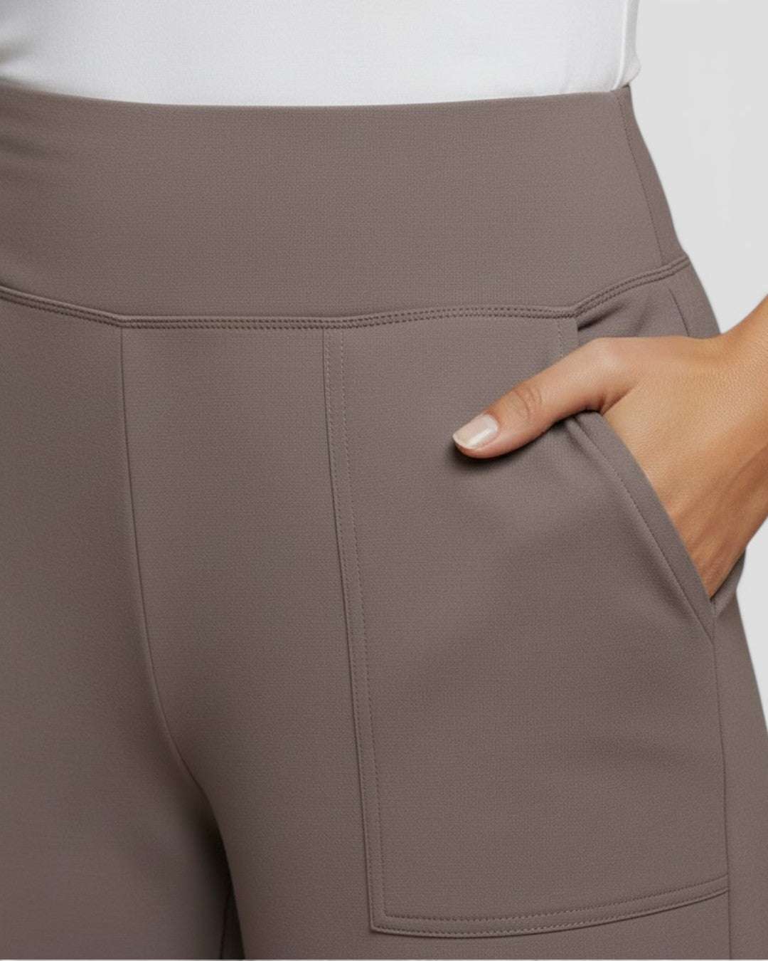 Jensen og Madsen | Dame Komfortable Strækbukser Elastisk Løs Pasform