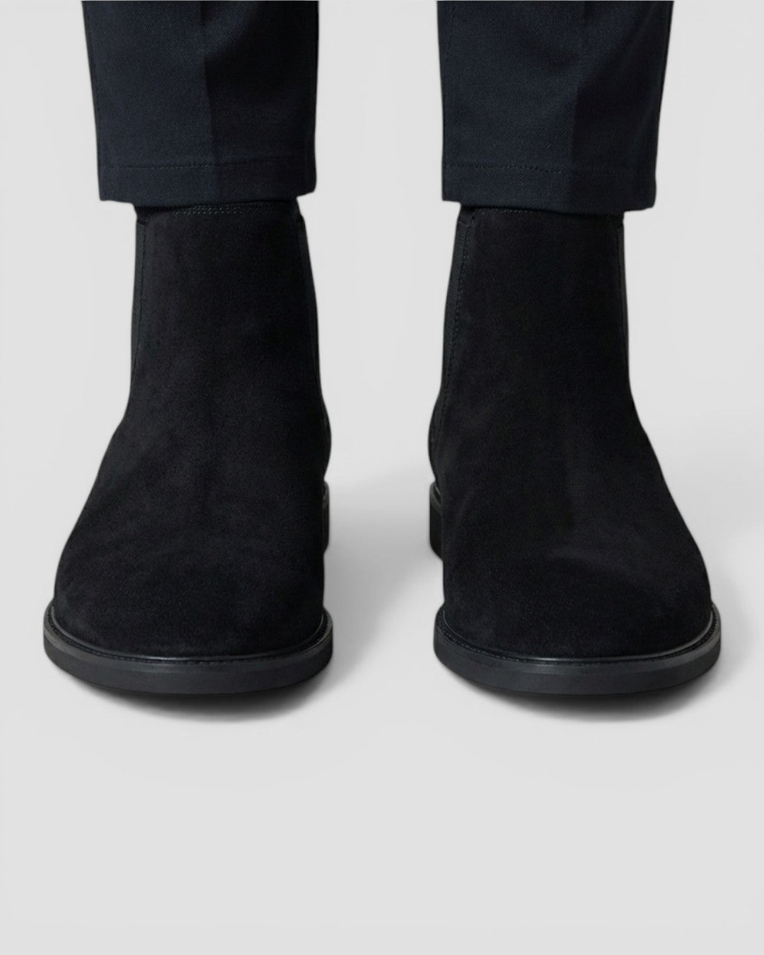 Herre Ankel Chelsea Støvler Anti Ruskind Engelsk Stil