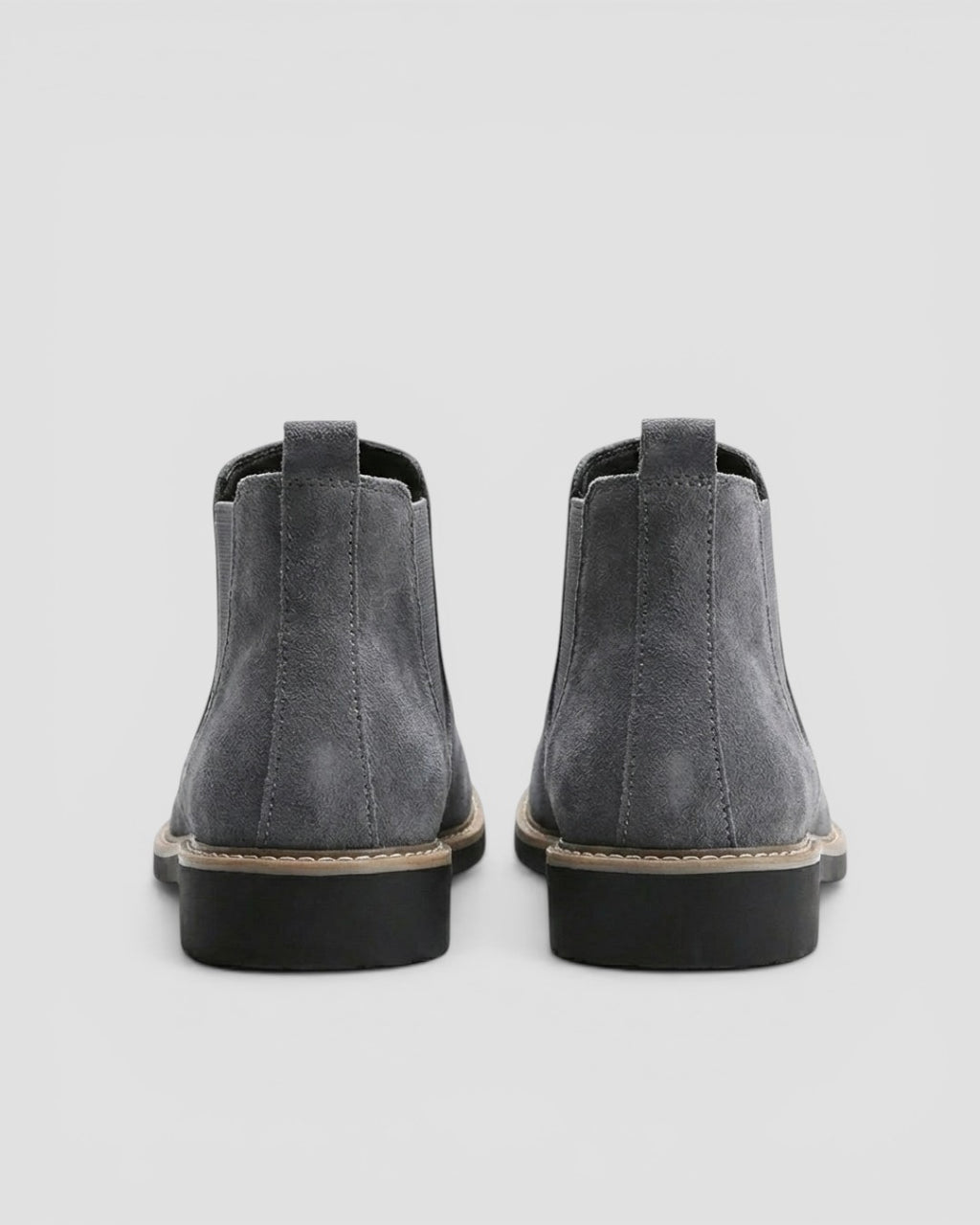 Herre Chelsea Ankelstøvler i Kunst Ruskind til Vinter Slip On