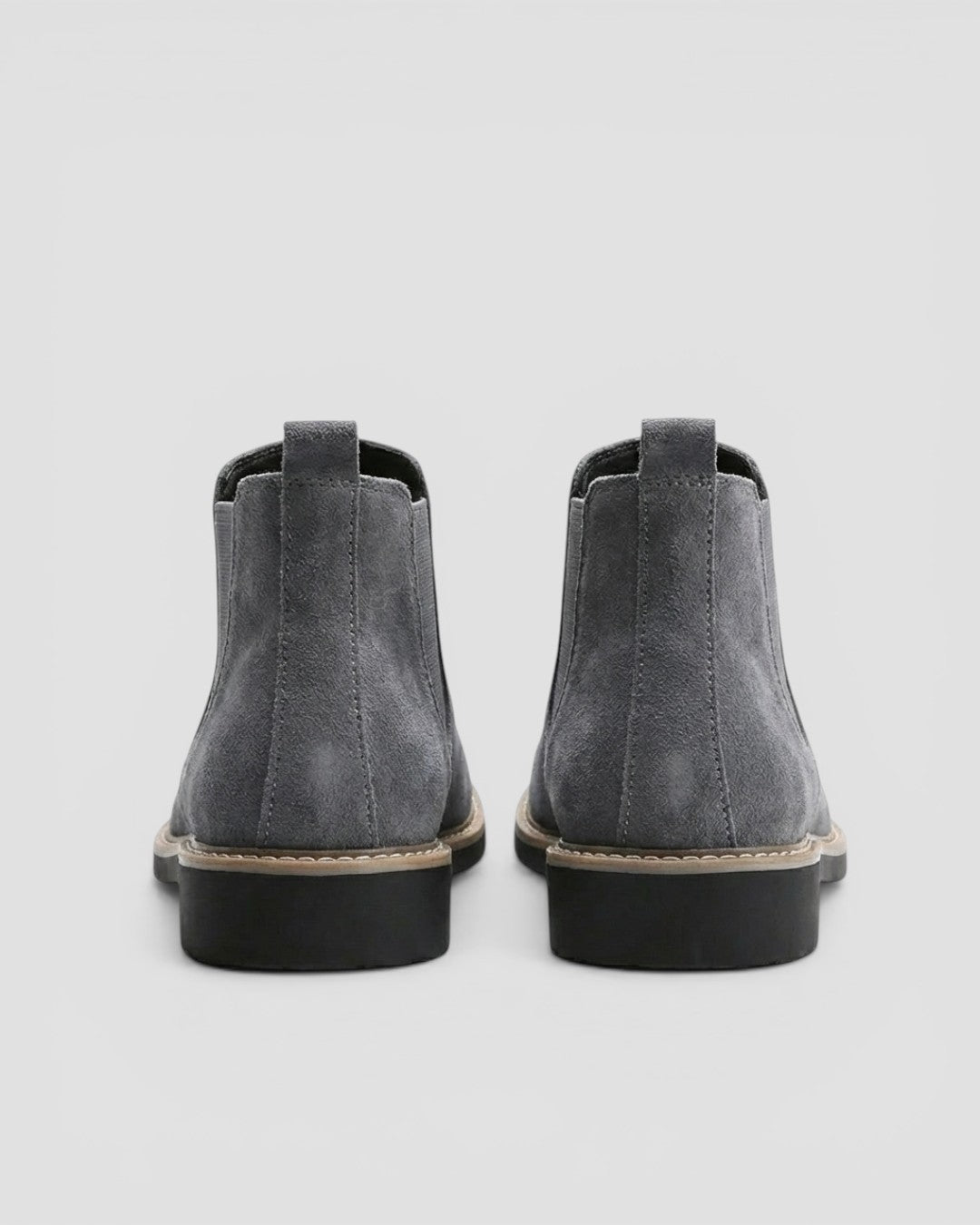 Herre Chelsea Ankelstøvler i Kunst Ruskind til Vinter Slip On