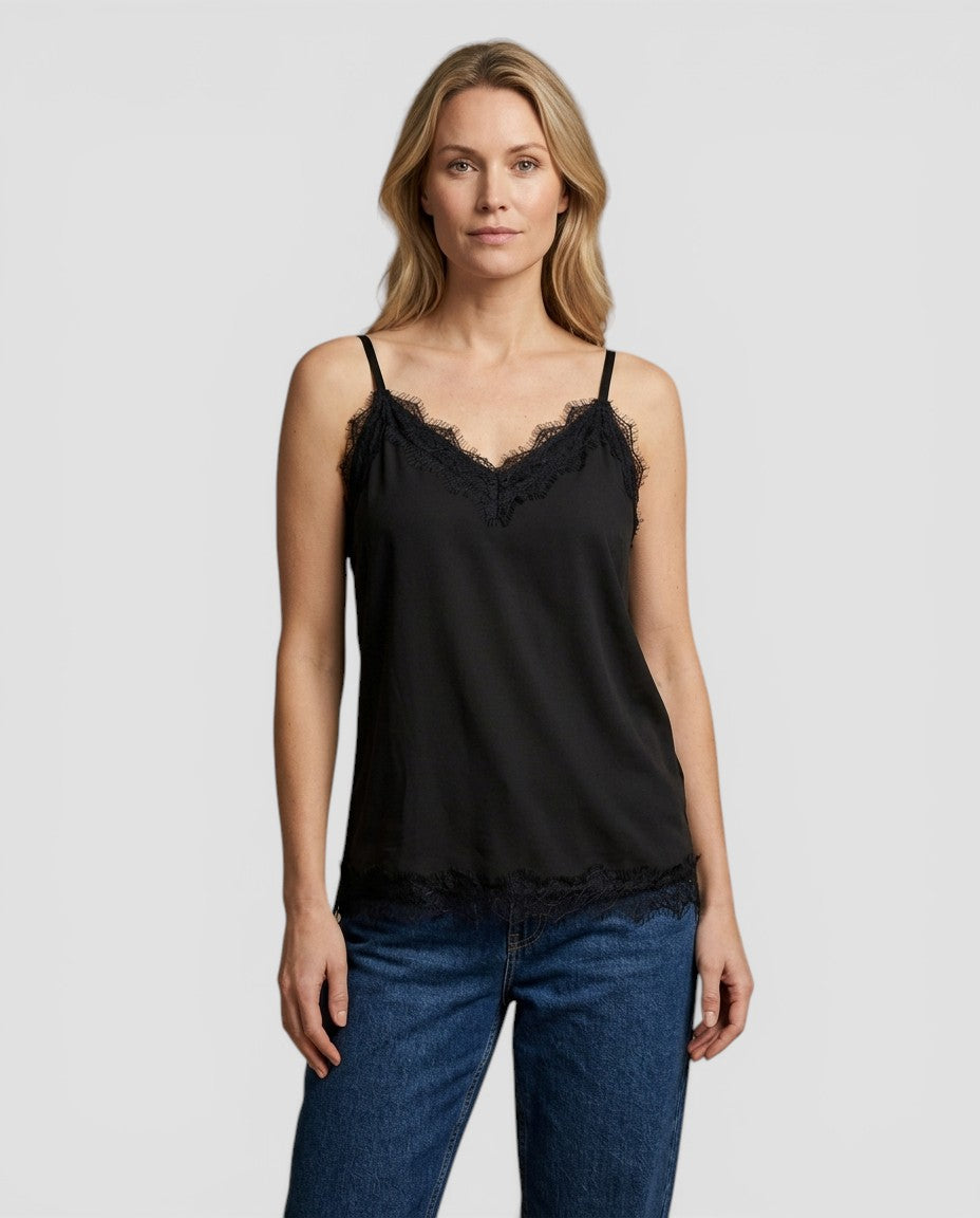 Jensen og Madsen | Dame Let Top med Stropper Komfortabel Sommer Pasform