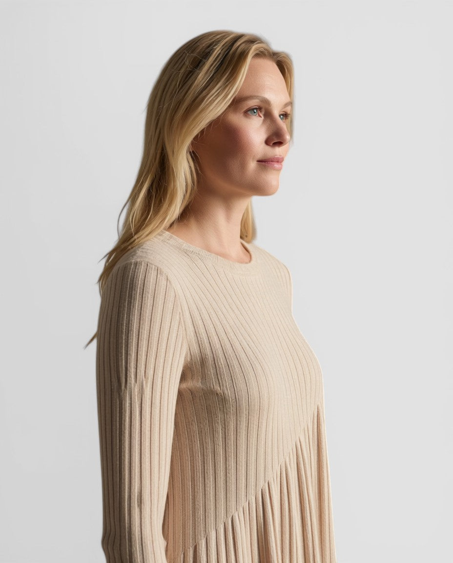 Jensen og Madsen | Dame Blød Kjole Let og Komfortabel Afslappet Pasform