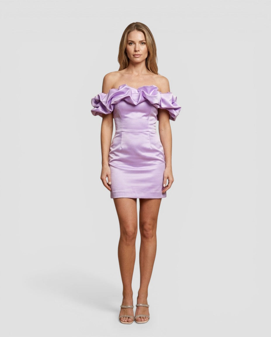 Jensen og Madsen | Dame Off Shoulder Aftenkjole Elegant Pasform Fest Brug