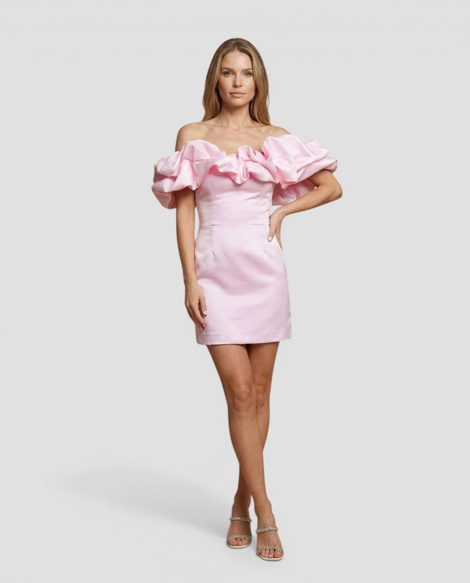 Jensen og Madsen | Dame Off Shoulder Aftenkjole Elegant Pasform Fest Brug