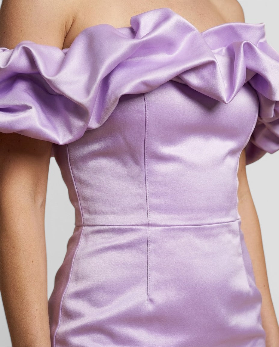 Jensen og Madsen | Dame Off Shoulder Aftenkjole Elegant Pasform Fest Brug