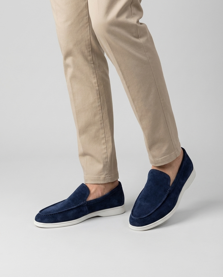 Jensen og Madsen | Herre Loafers Slip-On Komfortabel Pasform Hverdags Brug