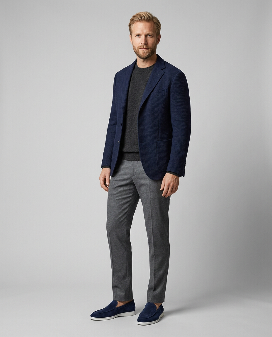 Jensen og Madsen | Herre Loafers Slip-On Komfortabel Pasform Hverdags Brug