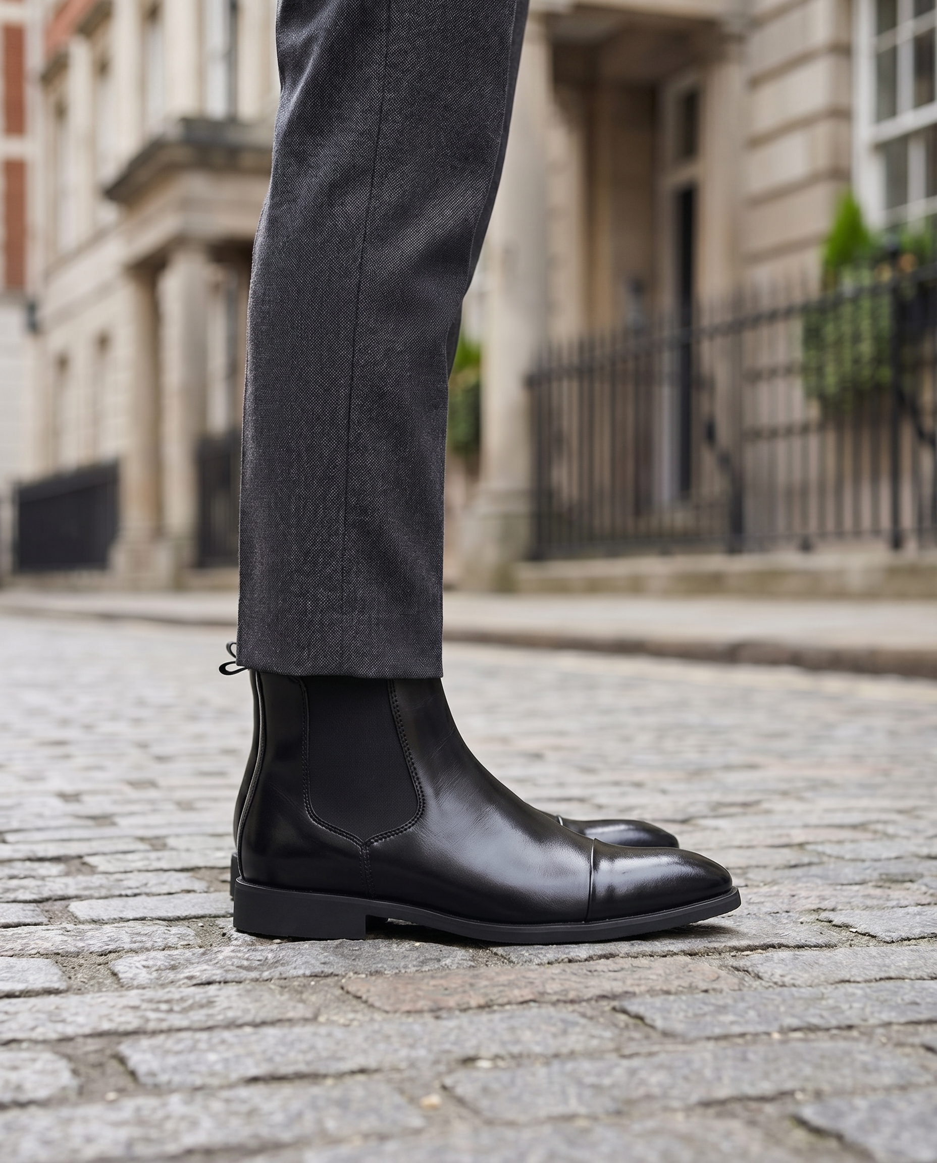 Herre Chelsea-støvler Klassisk ankel-design