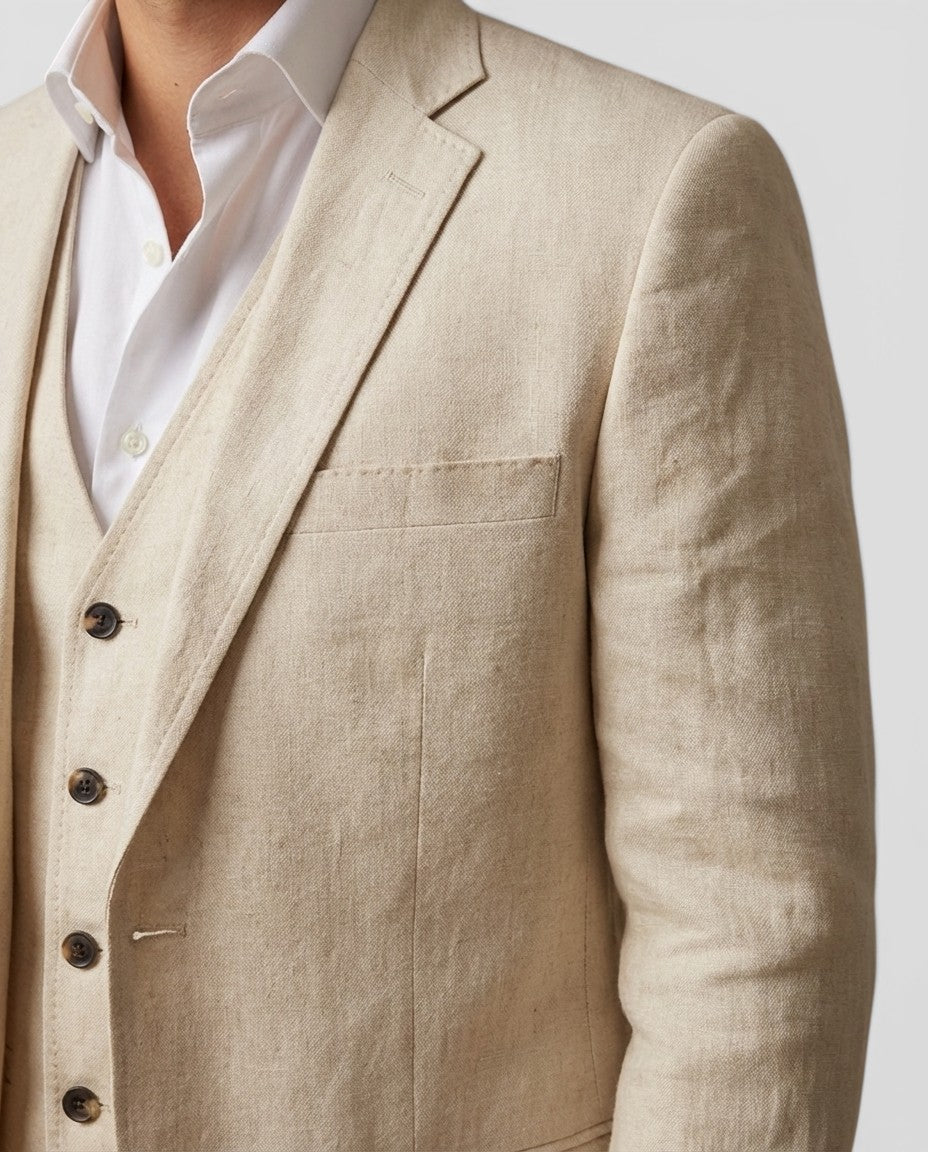 Jensen og Madsen | Herre 3-Delt Jakkesæt Bryllup Elegant Sommer