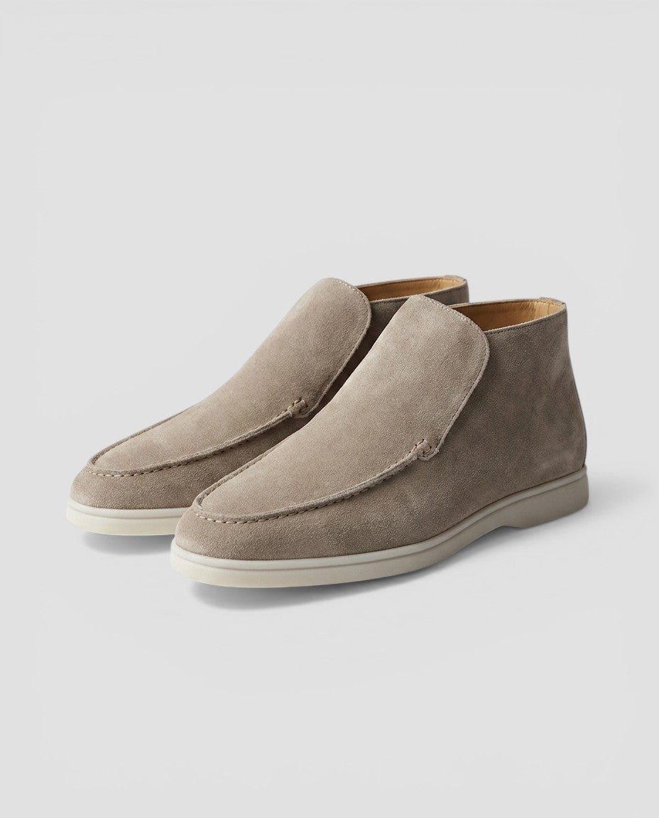 Jensen og Madsen | Suede Sko Herre uden Snørebånd Elegant