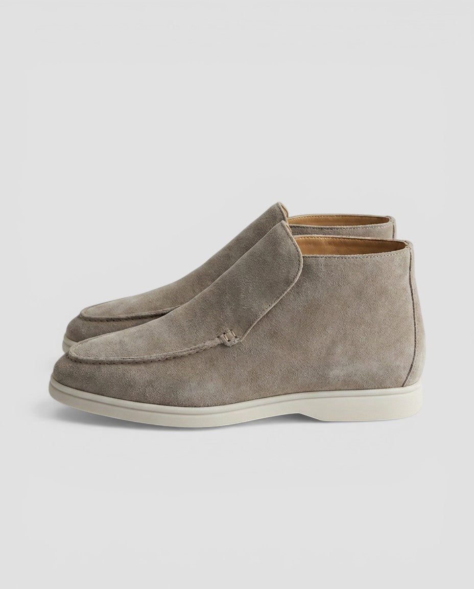 Jensen og Madsen | Suede Sko Herre uden Snørebånd Elegant
