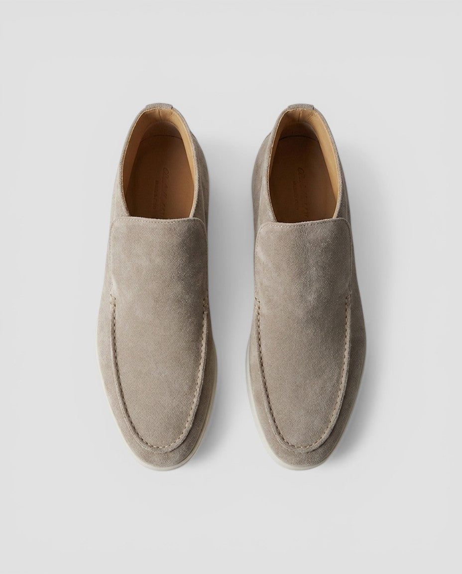 Jensen og Madsen | Suede Sko Herre uden Snørebånd Elegant