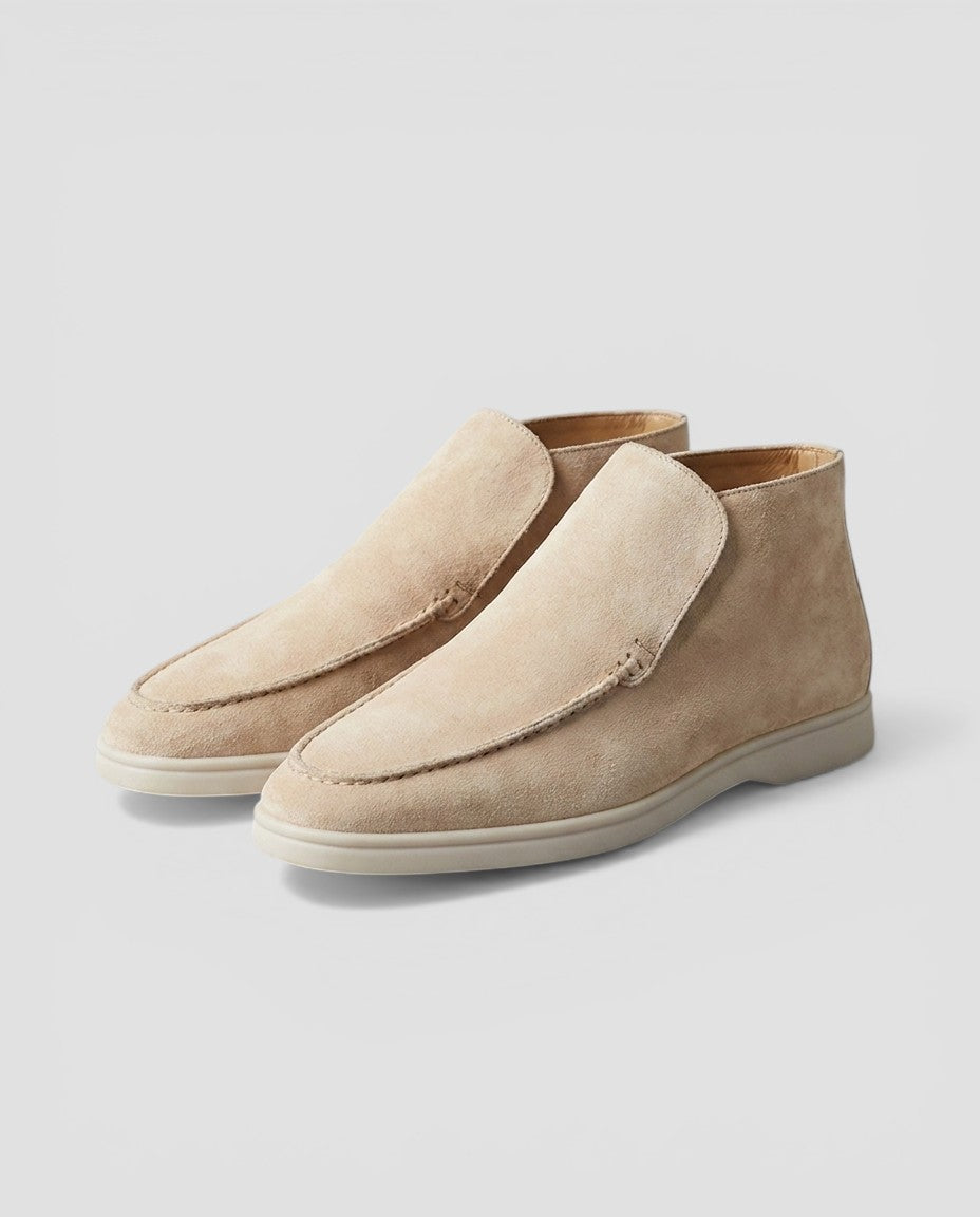 Jensen og Madsen | Suede Sko Herre uden Snørebånd Elegant
