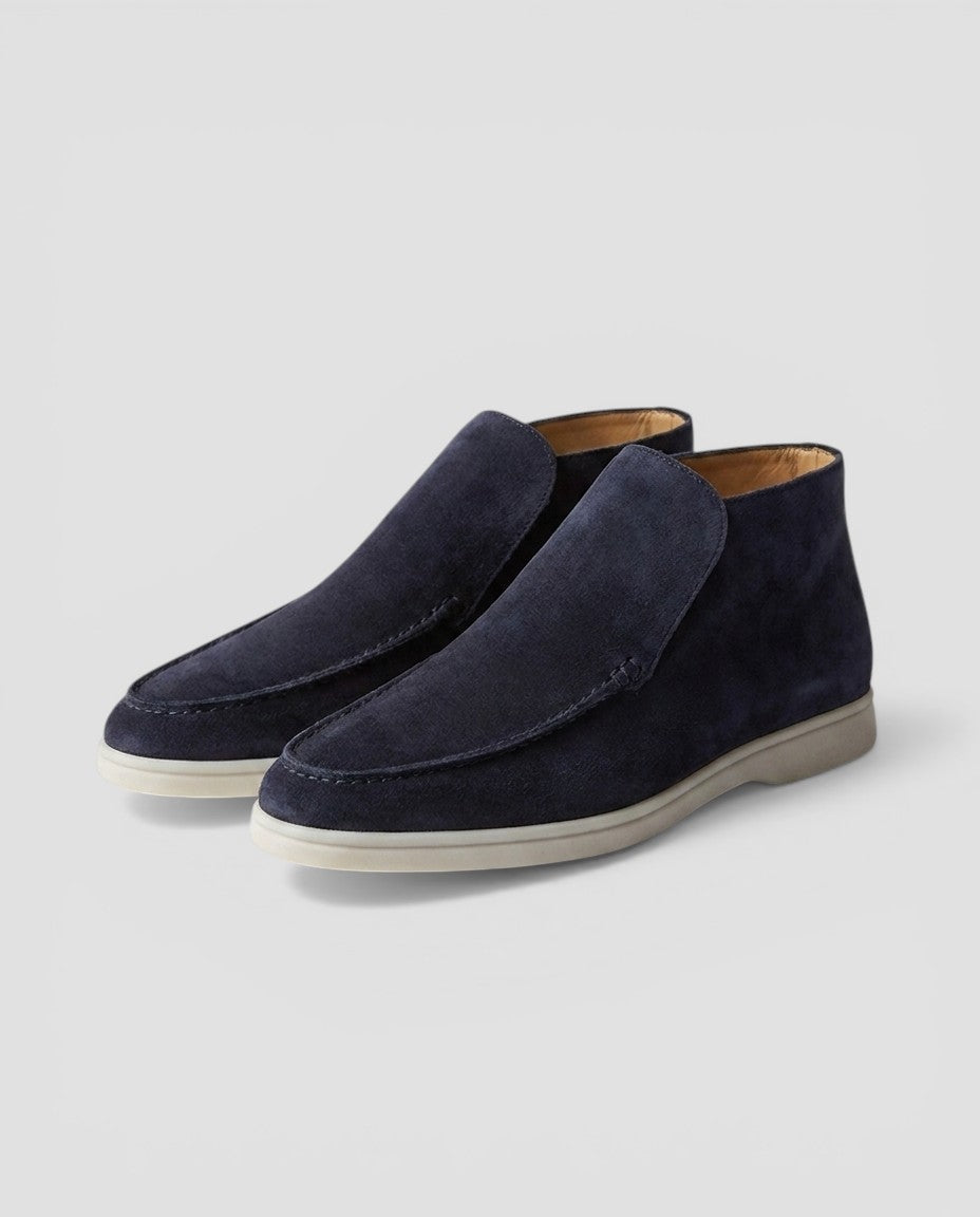 Jensen og Madsen | Suede Sko Herre uden Snørebånd Elegant