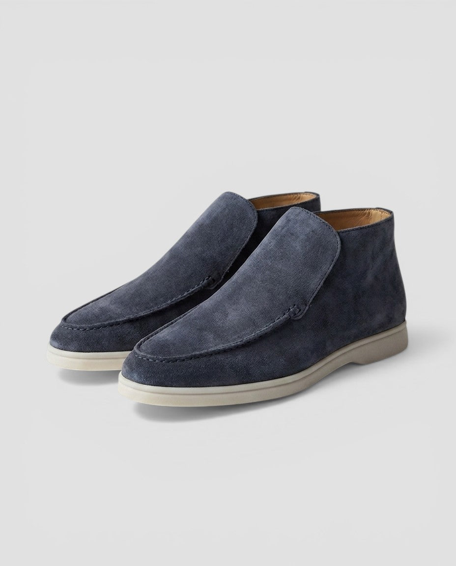 Jensen og Madsen | Suede Sko Herre uden Snørebånd Elegant