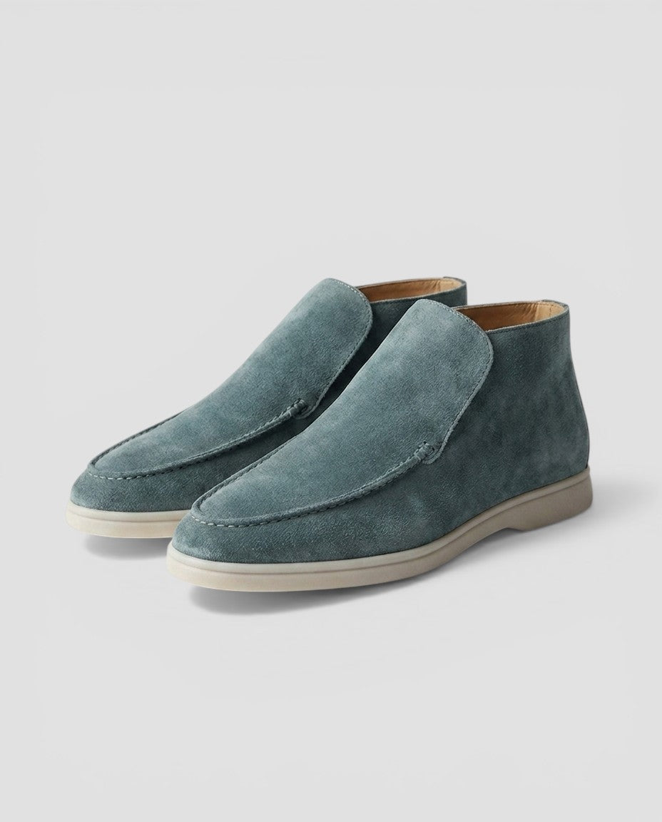 Jensen og Madsen | Suede Sko Herre uden Snørebånd Elegant