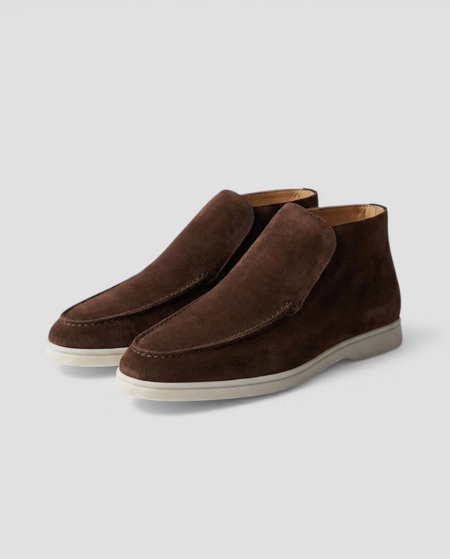 Jensen og Madsen | Suede Sko Herre uden Snørebånd Elegant