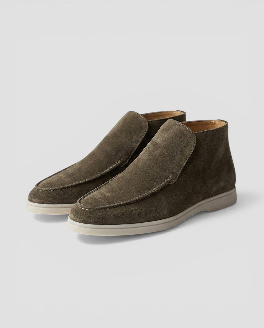 Jensen og Madsen | Suede Sko Herre uden Snørebånd Elegant