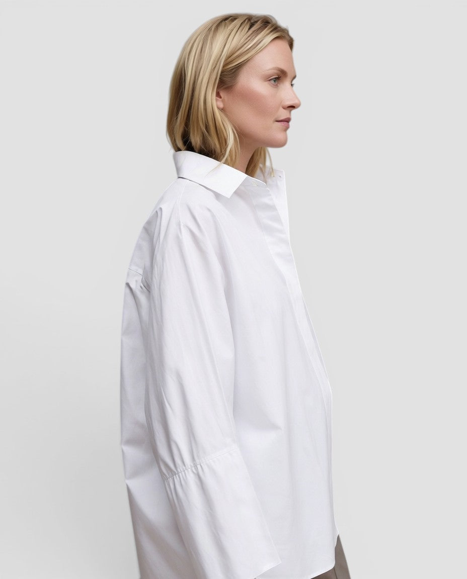 Jensen og Madsen | Dame Oversize Skjorte Bred Pasform til Hverdag