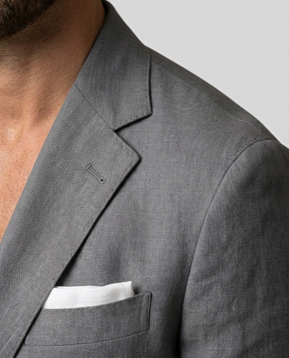 Jensen og Madsen | Herre Blazer med Enknaplukning Sommer Smart