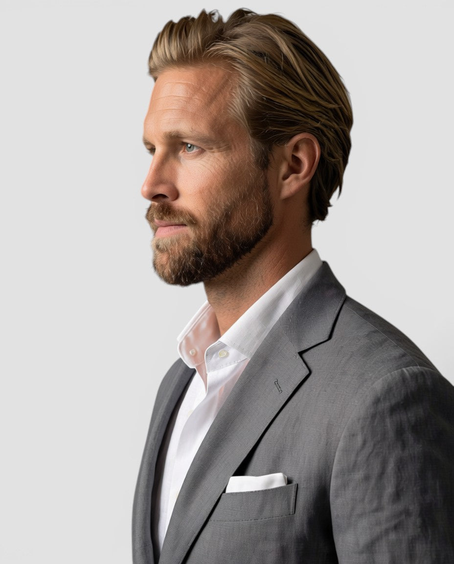 Jensen og Madsen | Herre Blazer med Enknaplukning Sommer Smart