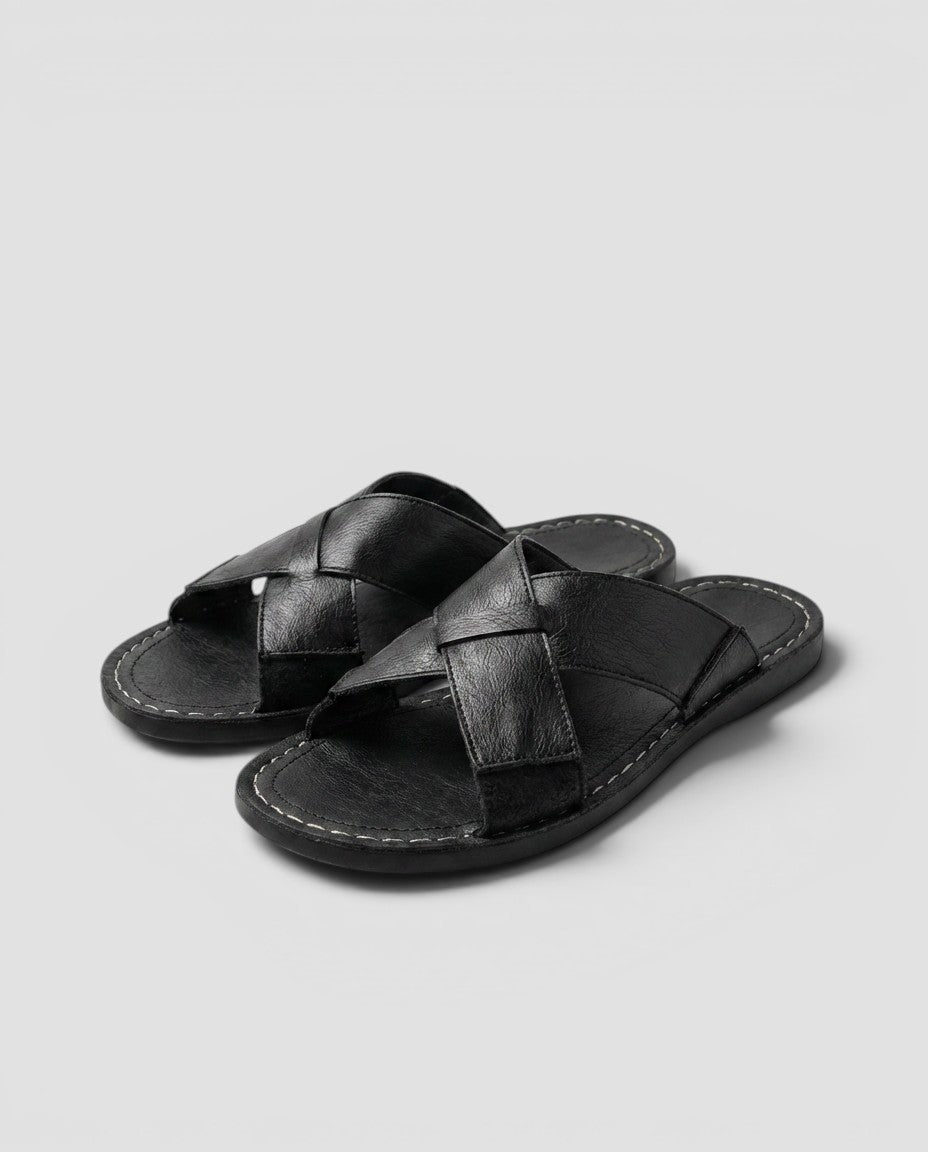 Jensen og Madsen | Herre Sandaler med Krydsrem Uden Snørebånd