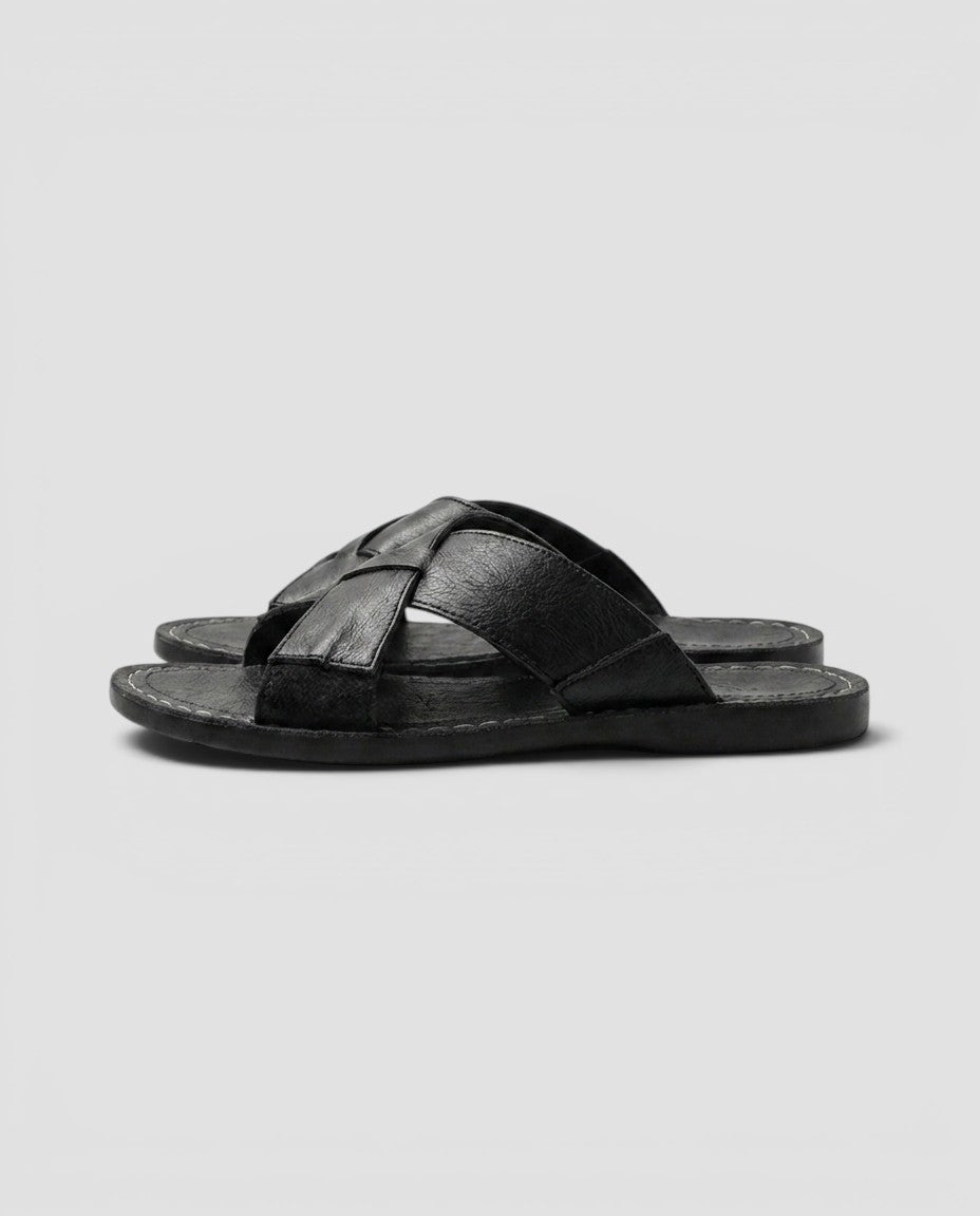 Jensen og Madsen | Herre Sandaler med Krydsrem Uden Snørebånd