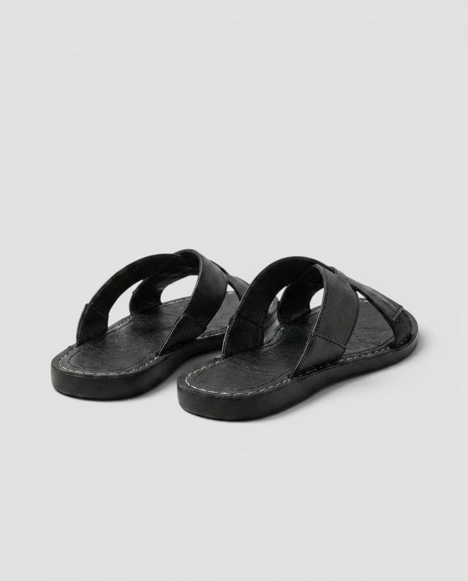 Jensen og Madsen | Herre Sandaler med Krydsrem Uden Snørebånd