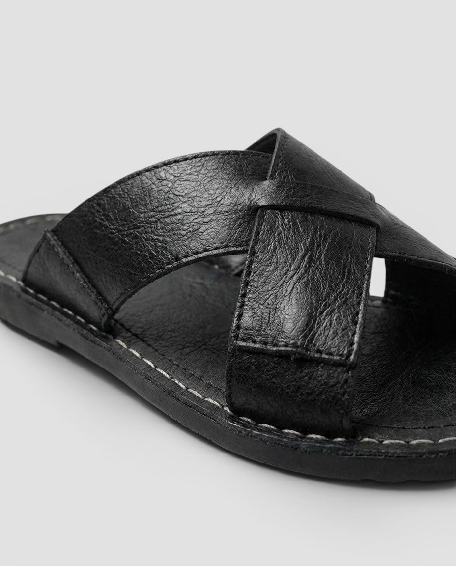 Jensen og Madsen | Herre Sandaler med Krydsrem Uden Snørebånd