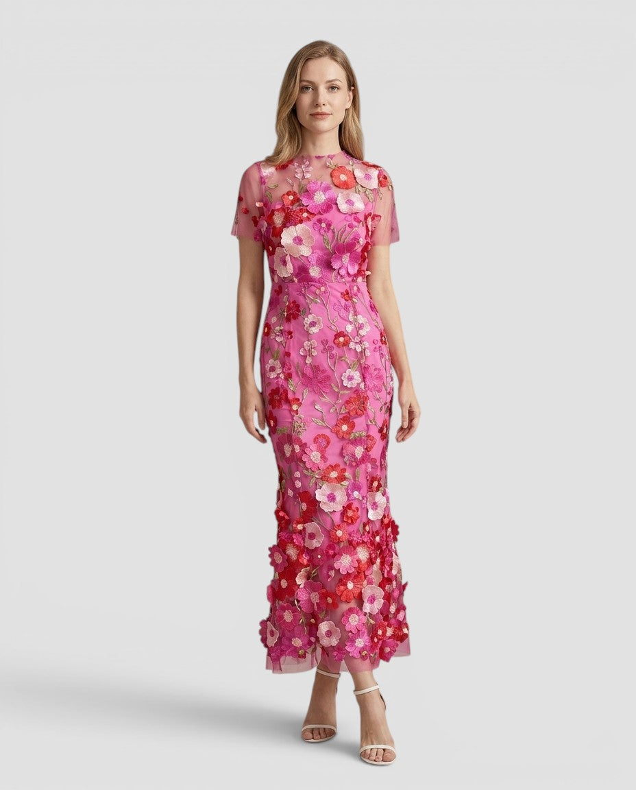 Jensen og Madsen | Gallakjole Dame Blomsterbroderi Elegant Fest