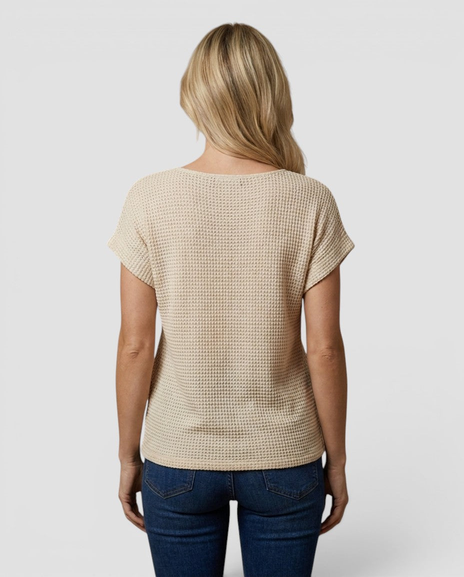 Jensen og Madsen | Dame Bluse Elegant Ibiza Stil Til Fest og Fritid