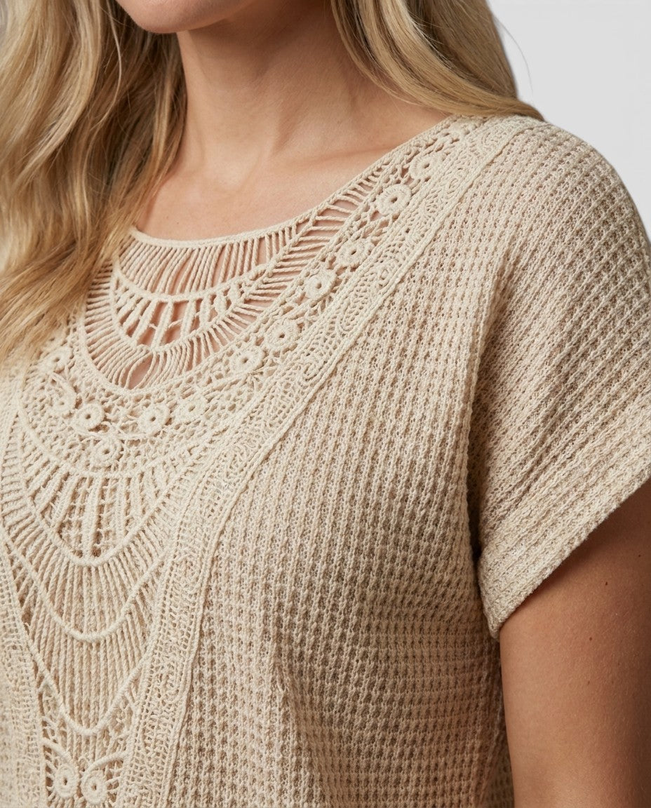 Jensen og Madsen | Dame Bluse Elegant Ibiza Stil Til Fest og Fritid