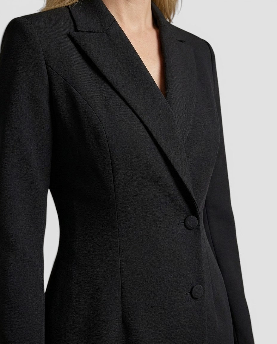 Jensen og Madsen | Dame Gallakjole med Revers Midi Elegant Fest