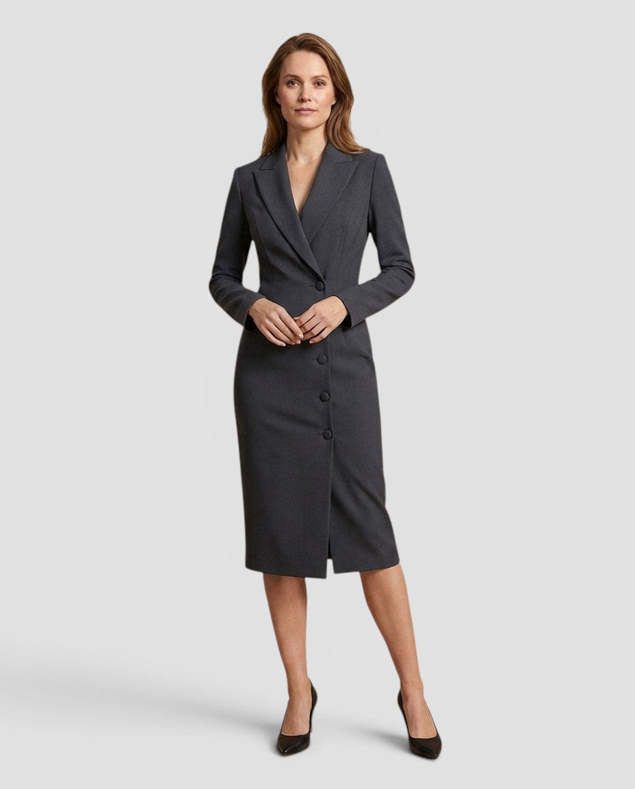 Jensen og Madsen | Gallakjole Dame Midi Skræddersyet Blazer Krave