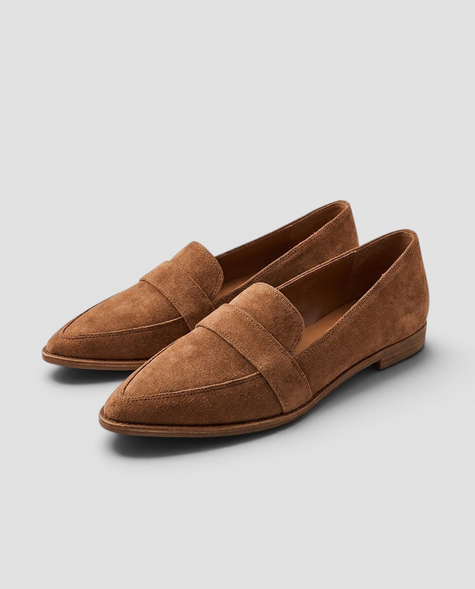 Jensen og Madsen | Dame Loafers med Spids Tå til Forår og Hverdag