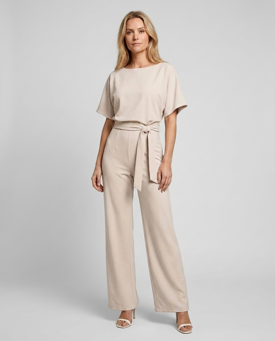 Jensen og Madsen | Dame Jumpsuit med Vide Ben til Fest og Middag