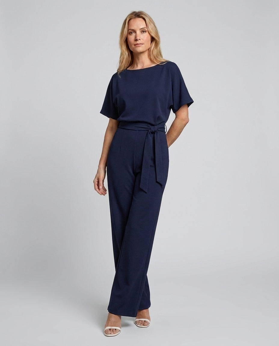 Jensen og Madsen | Dame Jumpsuit med Vide Ben til Fest og Middag