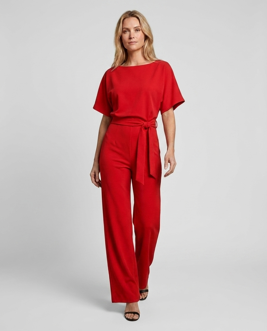Jensen og Madsen | Dame Jumpsuit med Vide Ben til Fest og Middag