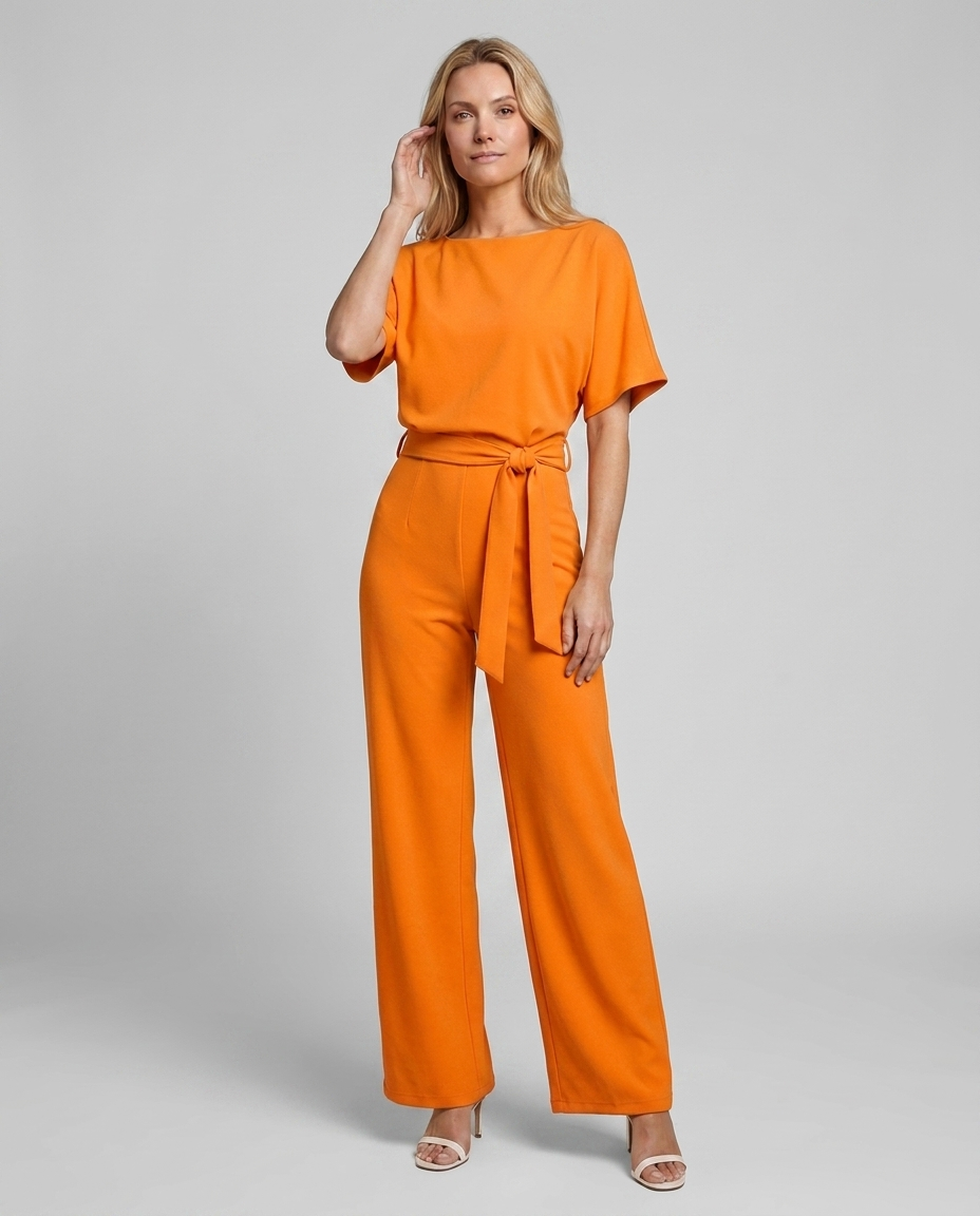 Jensen og Madsen | Dame Jumpsuit med Vide Ben til Fest og Middag