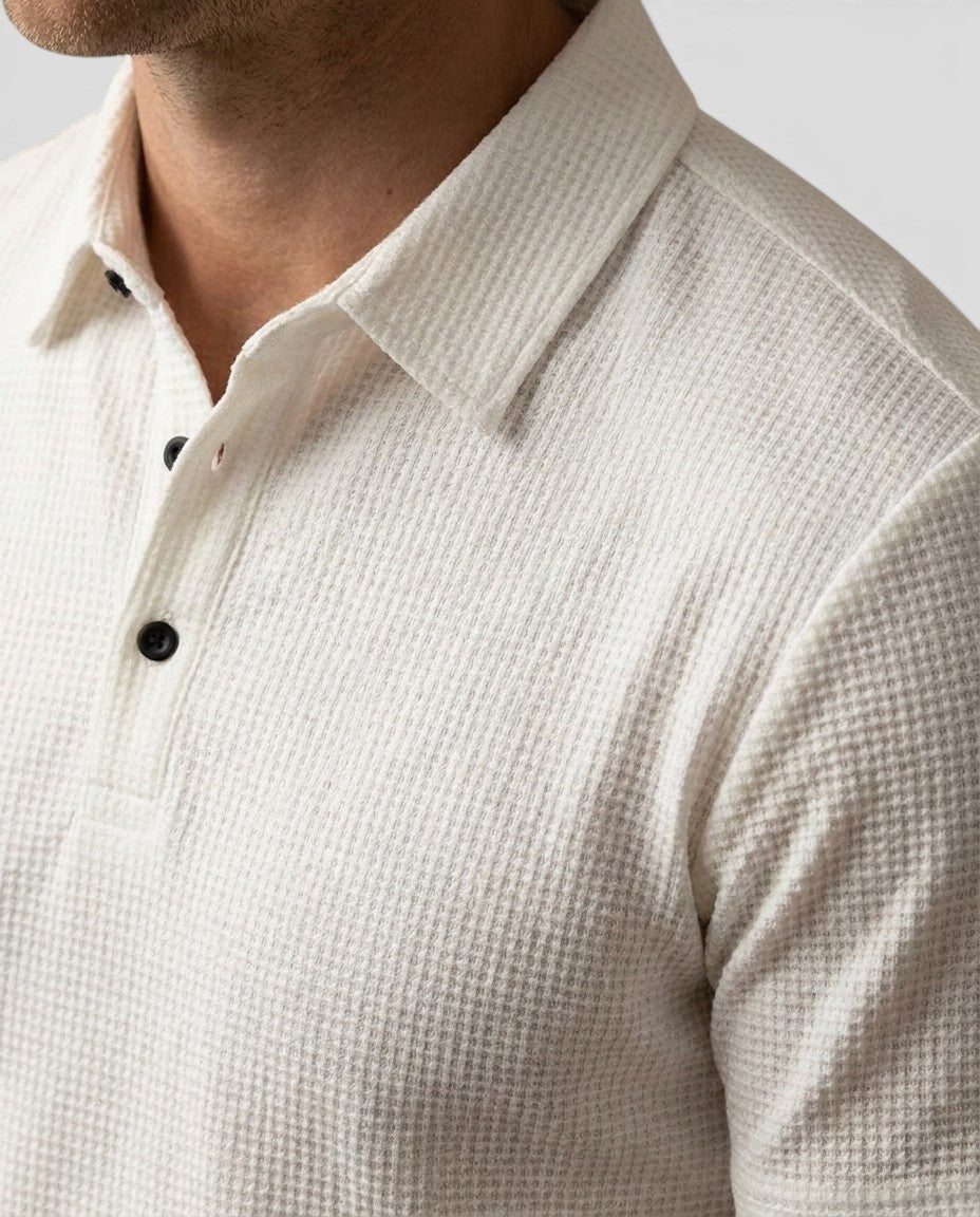 Jensen og Madsen | Polo Shirt Herre Klassisk Krave Kortærmet Elegant