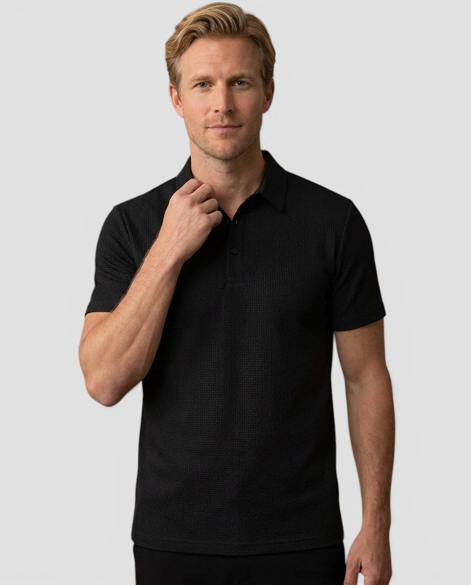 Jensen og Madsen | Polo Shirt Herre Klassisk Krave Kortærmet Elegant