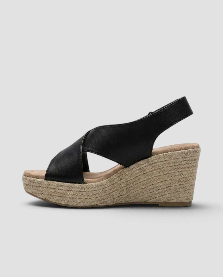 Jensen og Madsen | Dame Sandaler med Platform Peep Toe Romersk Stil