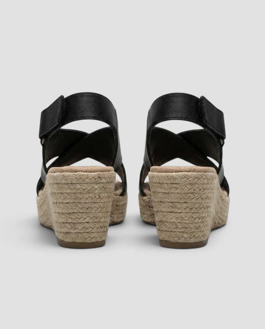 Jensen og Madsen | Dame Sandaler med Platform Peep Toe Romersk Stil