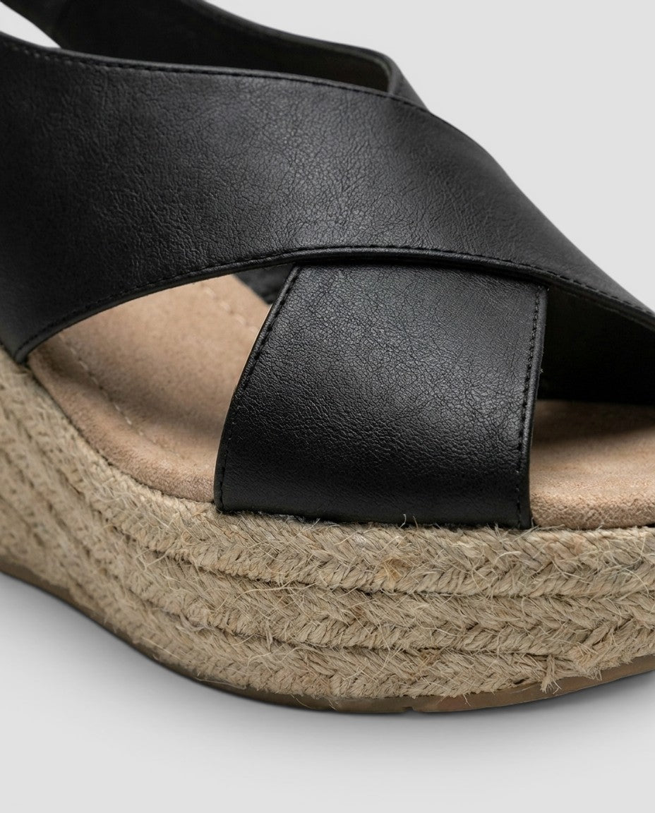 Jensen og Madsen | Dame Sandaler med Platform Peep Toe Romersk Stil