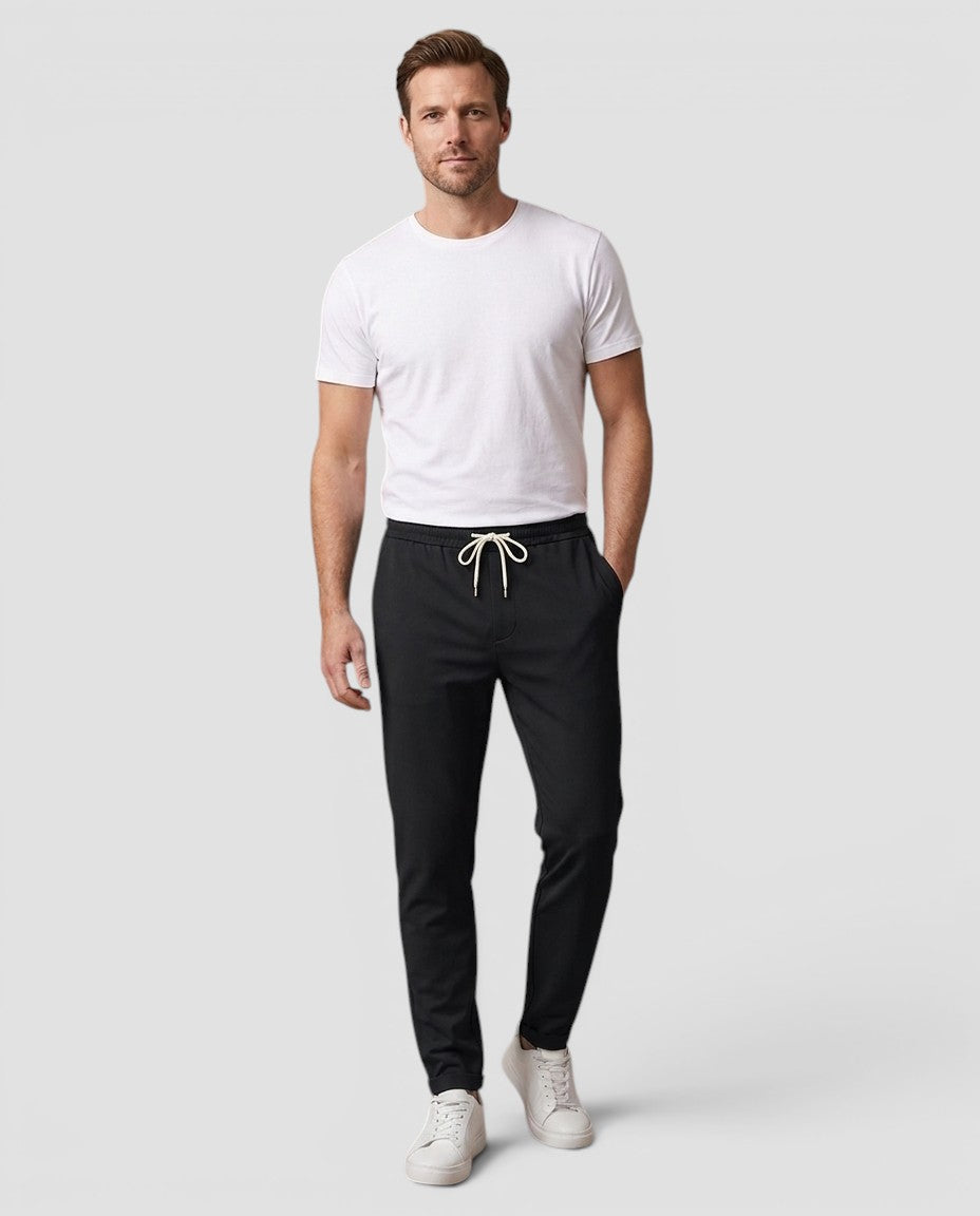 Jensen og Madsen | Herre Bukser med Stræk Elastisk Talje Slim Pasform