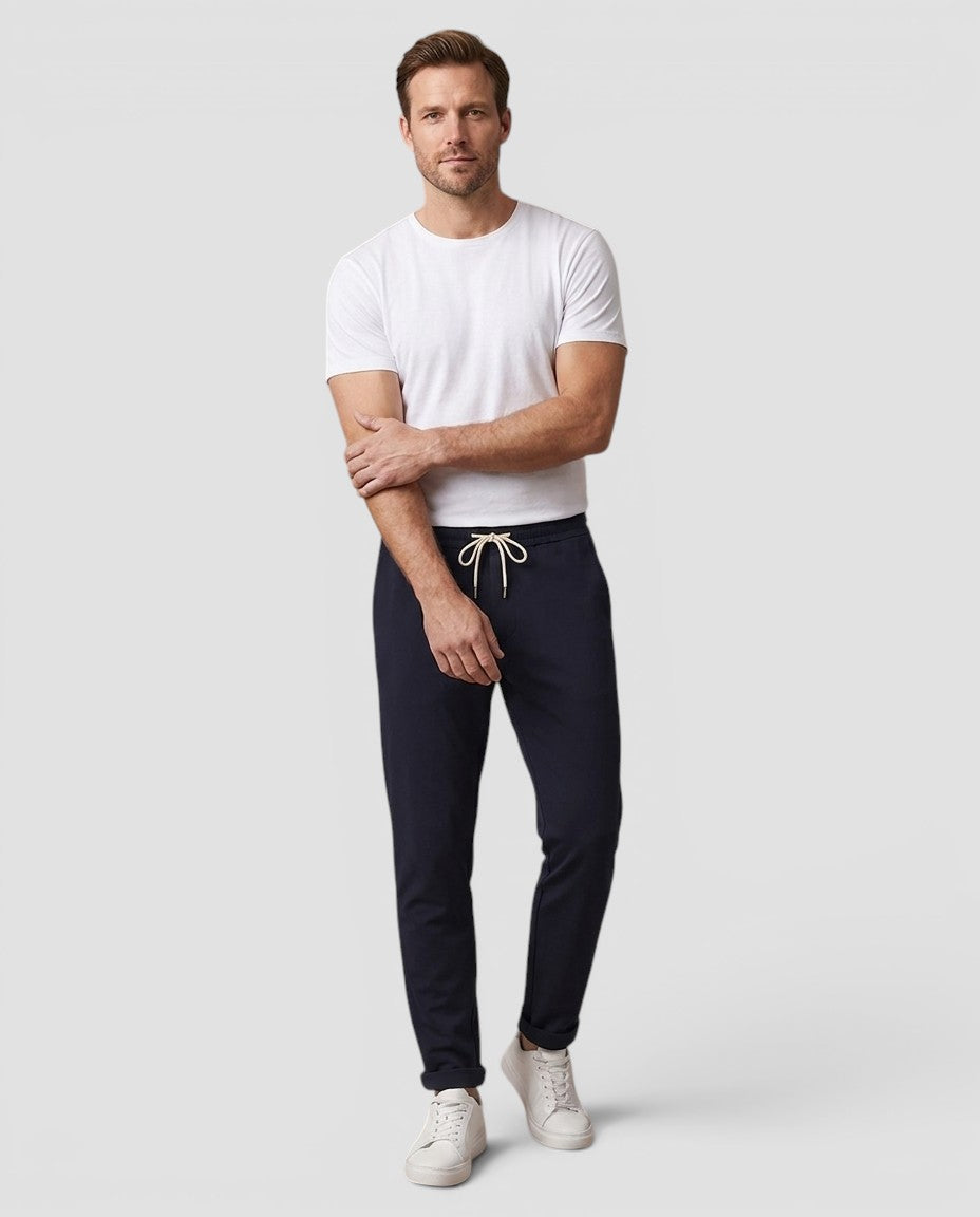 Jensen og Madsen | Herre Bukser med Stræk Elastisk Talje Slim Pasform